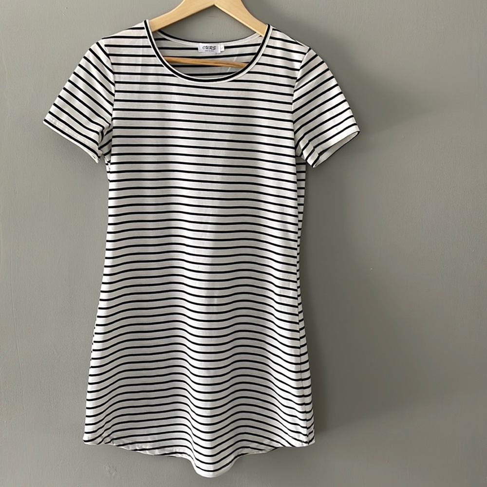 Striped T Shirt Dress